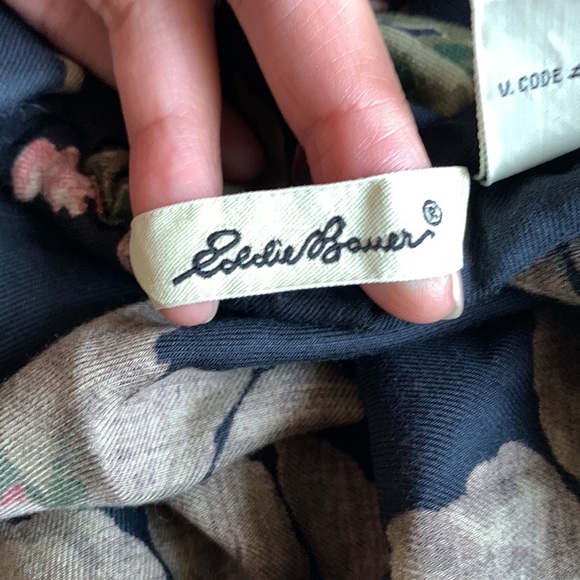 🔴 4/$20 Eddie Bauer Button Up Floral Maxi Skirt - Picture 6 of 6